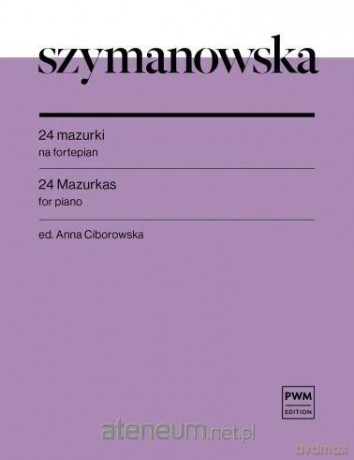 24 mazurki nuty na fortepian - Maria Szymanowska [KSIĄŻKA]