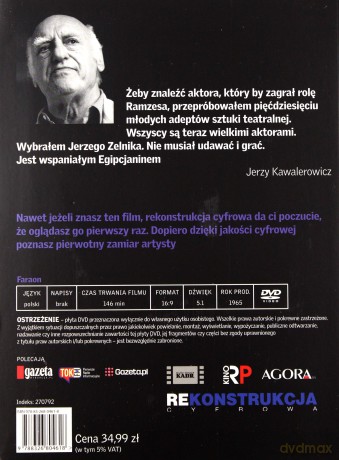 Faraon - Mistrzowie polskiego kina (Jerzy Kawalerowicz) (booklet) [DVD]