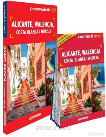 Alicante, Walencja.. light: przewodnik + mapa - Tomasz Duda [KSIĄŻKA]