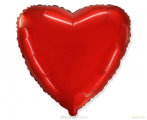Balon foliowy Serce czerwone 45,5 cm