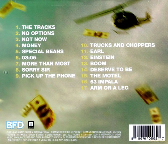 2 Guns soundtrack (Clinton Shorter) [CD]