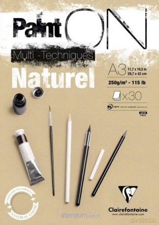 Blok A3 papier beżowy 250g 30ark