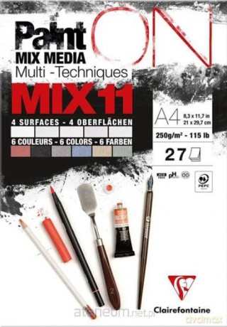 Blok A4 papierów mix11 250g 27ark