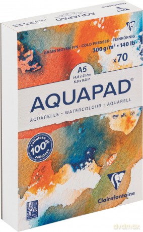 Blok A5 akwarelowy aquapad 300g 70ark