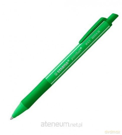 Długopis Pointball 0,5mm zielony (10 szt)