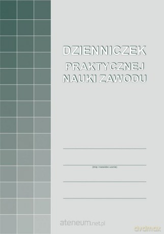 Dzienniczek praktycznej nauki zawodu A-102-3