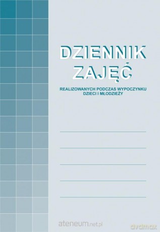 Dziennik zajęć realizowanych podczas wypoczynku