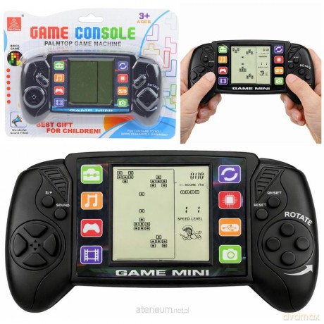 Gra elektroniczna konsola tetris czarna [GRA]