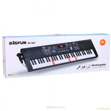 Keyboard z mikrofonem 78 cm