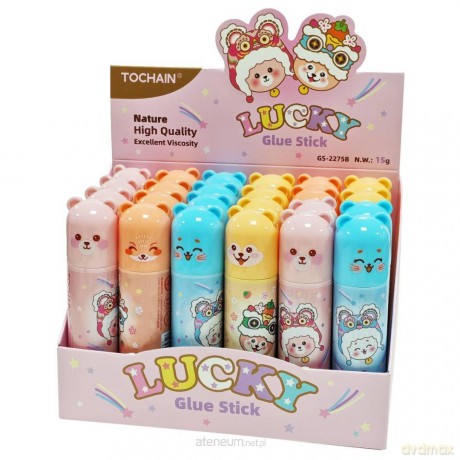 Klej w sztyfcie Lucky 15g (24 szt)