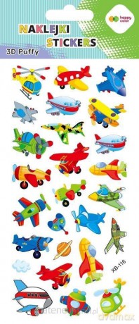 Naklejki 3D Puffy Funny Aircraft