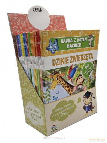 Nauka z kotem Maćkiem. Display 48szt [KSIĄŻKA]