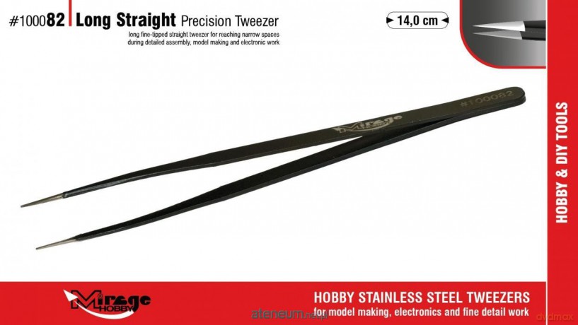 Pęseta prosta wydłużona 14 cm