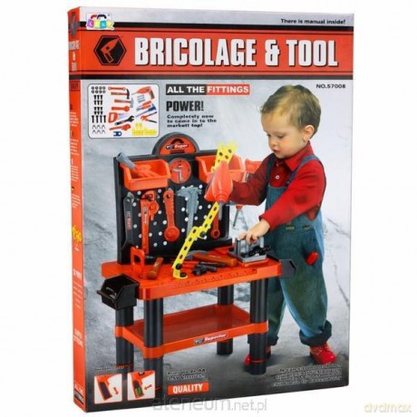 Stolik majsterkowicza z akcesoriami 70 cm