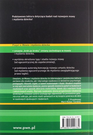 Mowa i myślenie dziecka [KSIĄŻKA]