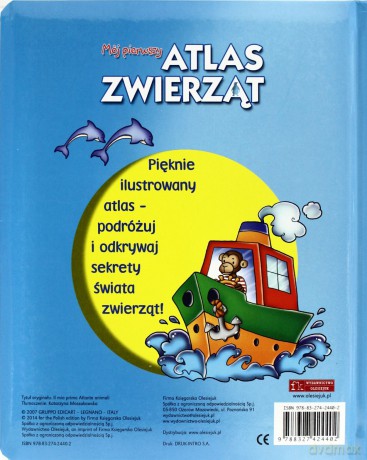 Mój pierwszy atlas zwierząt [KSIĄŻKA]
