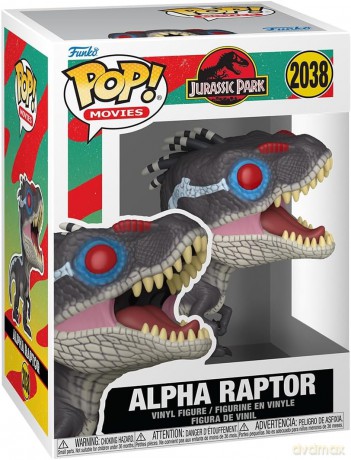 Jurassic Park POP! Movies Vinyl Figure Alpha Raptor 9 cm [FIGURKA]