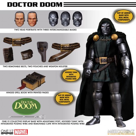 Marvel Action Figure 1/12 Doctor Doom 17 cm [FIGURKA]