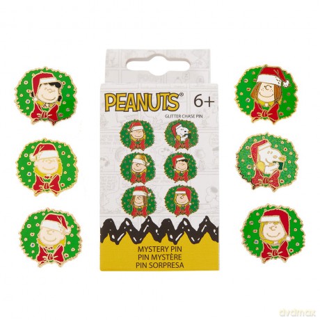 Peanuts by Loungefly Enamel Pins Blind Box Snoopy and Friends Holiday