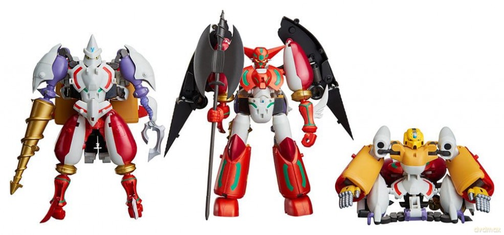 Shin Getter Robo G Action Figure 3-Pack Dynamic Change Getter Robo 10 - 13 cm [FIGURKA]