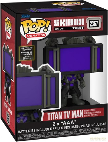 Skibidi Toilet Super Sized POP! Vinyl Figure Titan TV Man(SFX) 10 cm [FIGURKA]
