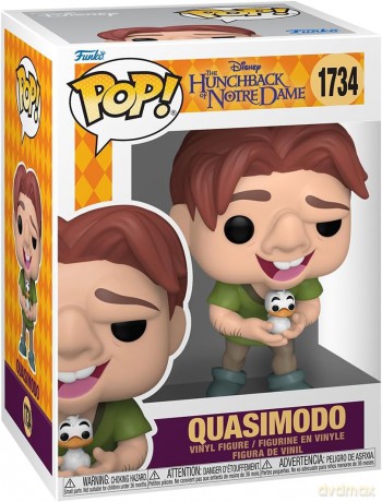 The Hunchback of Notre Dame POP! Vinyl Figure Quasimodo with Bird 9 cm [FIGURKA]