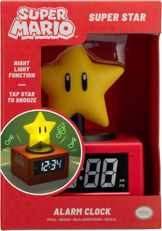 Super Mario alarm - Super Star (wysokość: 15 cm)
