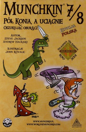 Munchkin 7/8 - Pół Konia, a Uciągnie BLACK MONK [KARTY]