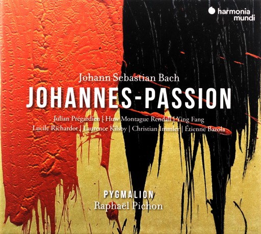 Bach: Johannes-Passion Bwv 245 Pichon Ensemble Pygmalion Pregardien Huw Montague Rendall (digipack) [2CD]