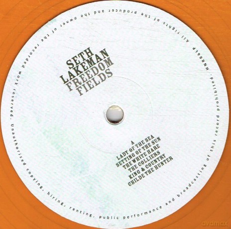 Seth Lakeman: Freedom Fields (Anniversary) (Transparent Orange) [Winyl]