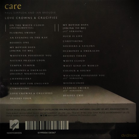 Care: Love Crowns And Crucifies (Paul Simpson Sleeve) [CD]