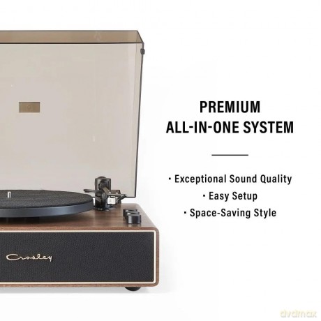 Crosley: Stave Record Player (Walnut)