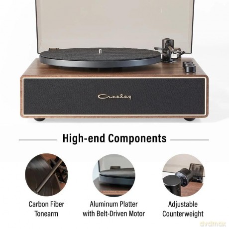 Crosley: Stave Record Player (Walnut)
