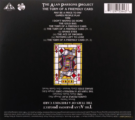 Alan Parsons Project: The Turn Of A Friendly Card (Abbey Road Remaster. Expanded) (Deluxe) [CD]