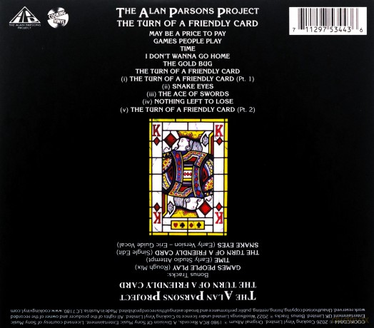 Alan Parsons Project: The Turn Of A Friendly Card (Abbey Road Remaster. Expanded) (Deluxe) [CD]