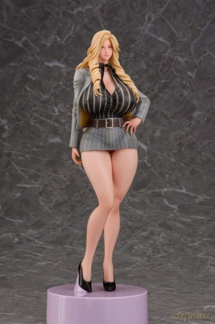 Gal Ane Shachou to Harem Office PVC Figure 1/7 Nishigori Ai (Grey Suit Ver.) 26 cm [FIGURKA]