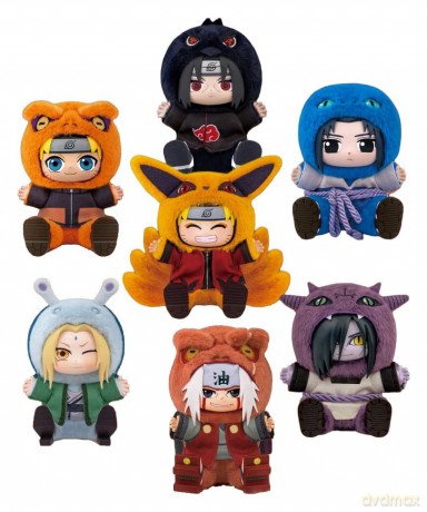 Naruto Vinyl Face Mini Plush Cute Beasts Blind Box 15 cm