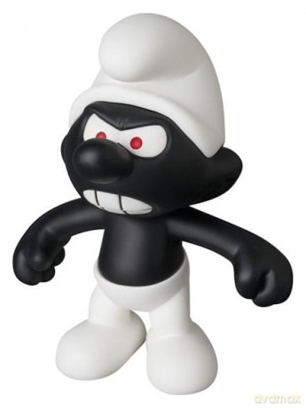 The Smurfs UDF Mini Figure Black Smurf 8 cm [FIGURKA]