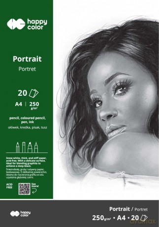 Blok Portret A3 250g. 20ark. Happy Color