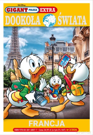 Dookoła świata. Francja. Gigant Poleca Extra (Tom 2/2026) - Opracowanie zbiorowe [KOMIKS]
