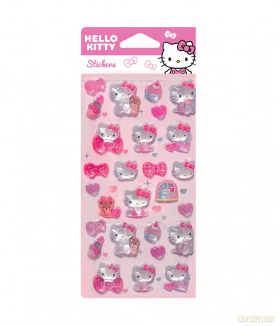 Naklejki Pop Up Hello Kitty Pink wzór 1