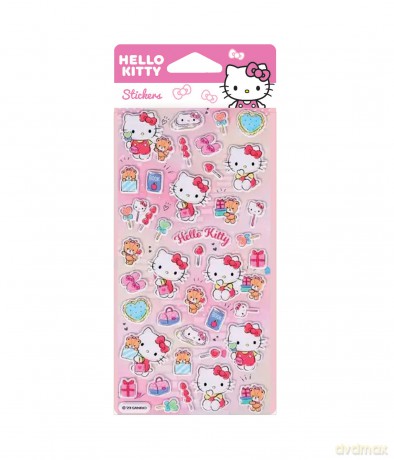Naklejki Pop Up Hello Kitty Pink wzór 3
