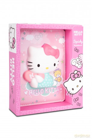 Notes B6 100k. Hello Kitty Pink Squishy 3D wzór 1