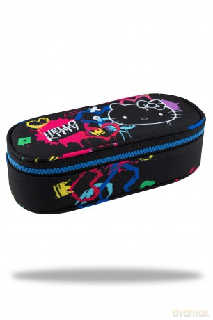 Piórnik Hello Kitty Campus Black Neon