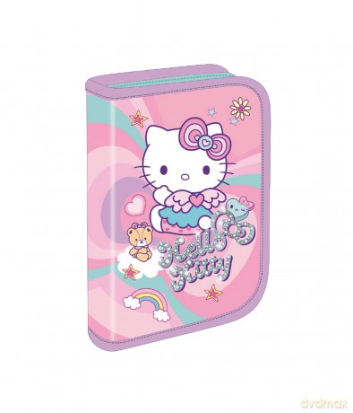 Piórnik jednoklapkowy bez wyposażenia Hello Kitty Clipper Pink 1