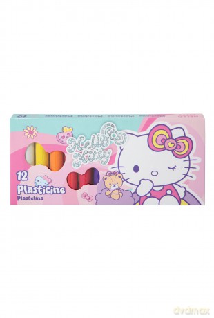 Plastelina Hello Kitty Pink 12 kolorów