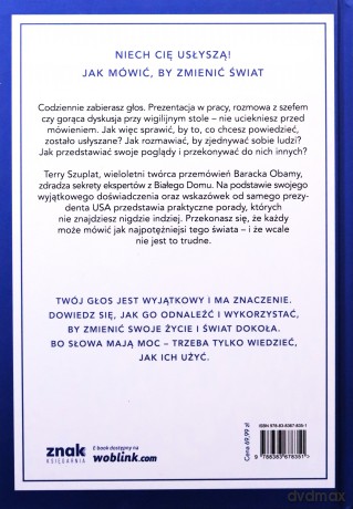 Sztuka mówienia. Spraw, żeby cię słuchano - sekrety speechwritera Białego Domu - Terry Szuplat [KSIĄŻKA]