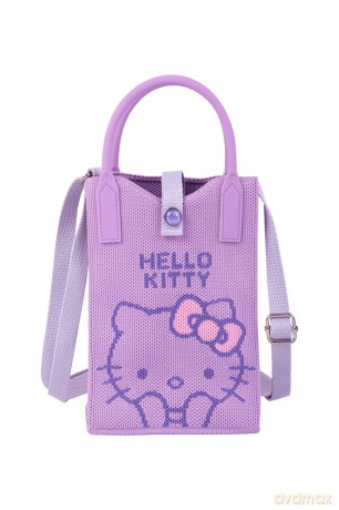 Torebka na ramię Hello Kitty Purple Pink