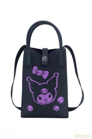 Torebka na ramię Kuromi Black