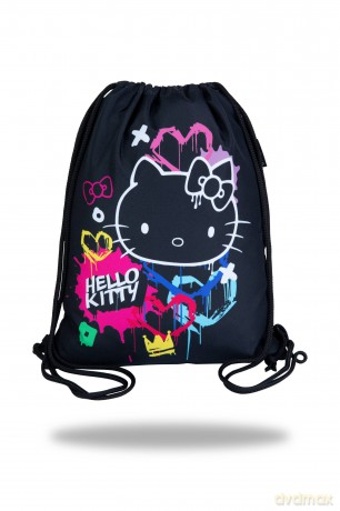 Worek na buty Hello Kitty Beta Black Neon